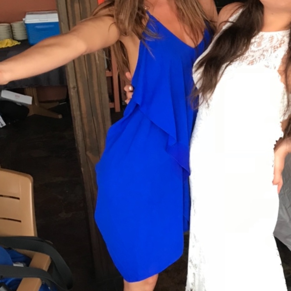 Royal blue dress